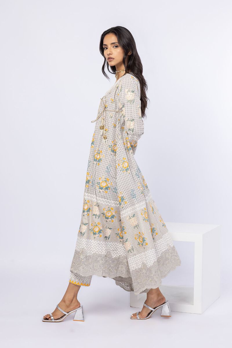 Printed | Raw Silk | Pants | GBP 20.00