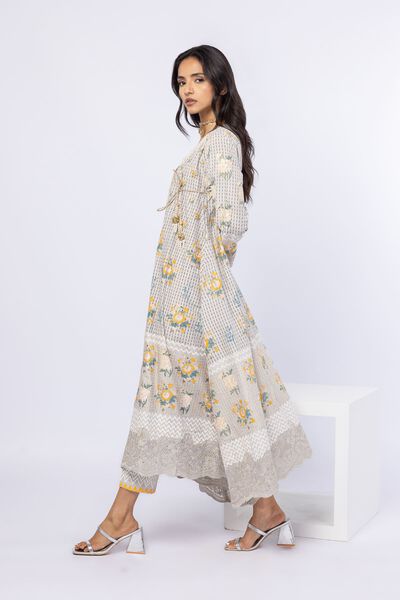 Printed | Raw Silk | Pants | GBP 20.00
