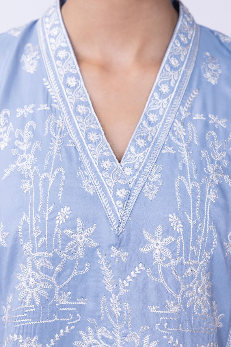 Embroidered | Russian Raw Silk | Kurta | null