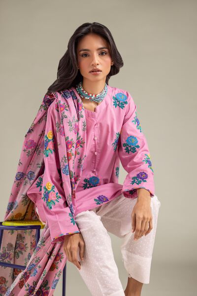 Embroidered | Lawn | Summer Floral Dupatta | GBP 15.00