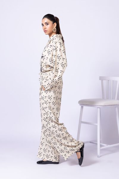 Printed | Dull Raw Silk | Trousers | GBP 7.50