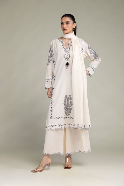 Embroidered | Cambric | Floral Cambric Kurta | GBP 40.00