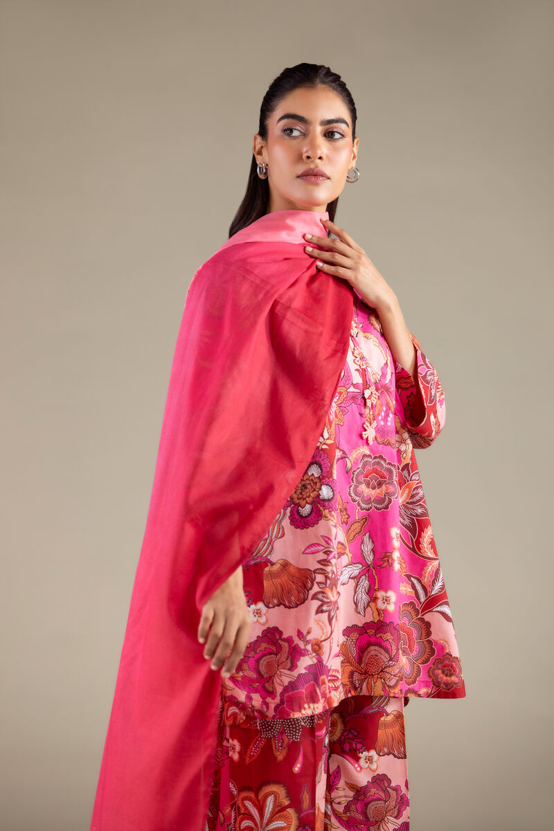 Printed | Lawn | Solid Draped Dupatta | GBP 15.00