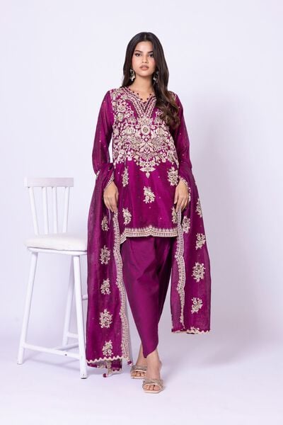 Embroidered | Viscose Polyester Net | Dupatta | GBP 16.00