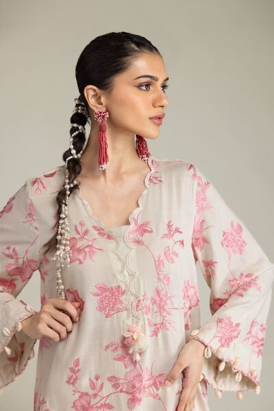 Embroidered | Raw Silk | Kurta | GBP 60.00