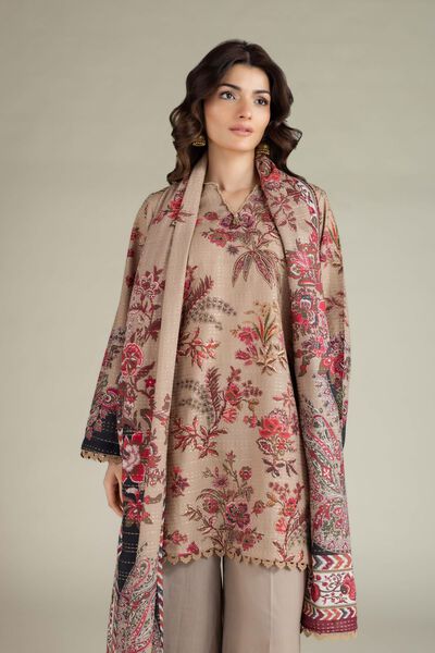 Printed | Mesuri Dobby | Tailored 3 Piece | GBP 50.00