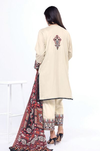 Embroidered | Dobby | Fabrics 3 Piece | GBP 22.50