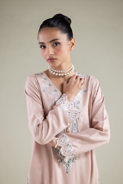 Embroidered | Raw Silk | Kurta | GBP 60.00