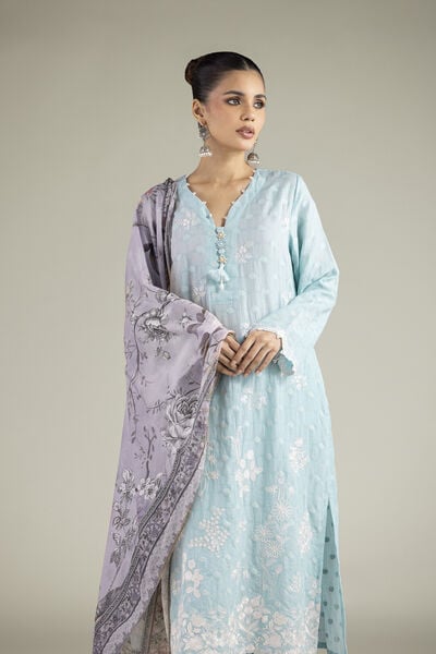 Embroidered | Broshia | Floral Tailored 3-Piece | GBP 70.00