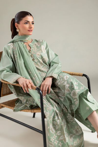 Printed | Lawn | Tailored 3-Piece Lawn | GBP 50.00