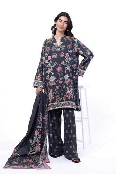 Printed | Karandi | Fabrics 3 Piece | GBP 35.00