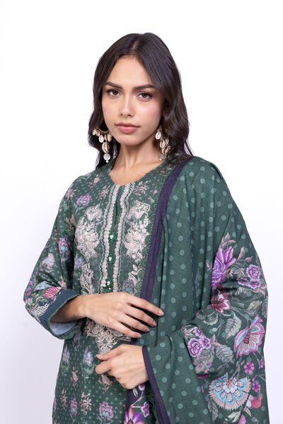 Printed  | Textured Cotton | Dupatta | GBP 8.50