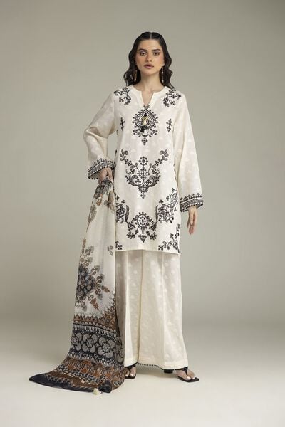 Embroidered | Broshia | Fabrics 3 Piece | GBP 45.00