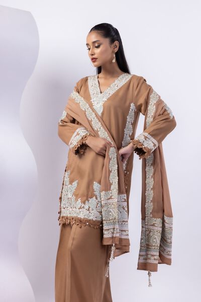 Embroidered | Light Thai Silk | Dupatta | GBP 40.00