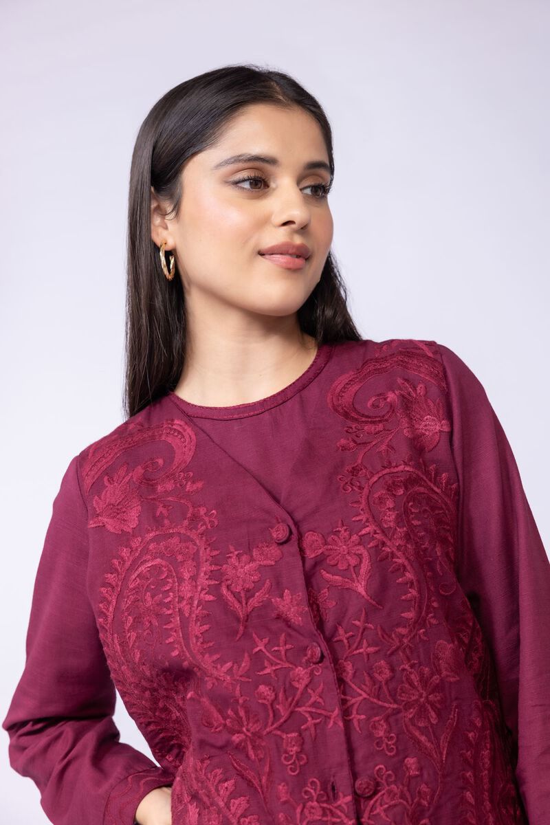 Printed | Khaddar | Waistcoat | null