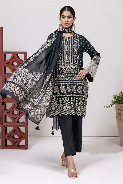 Lawn | Embroidered | Fabrics 3 Piece | GBP 18.00