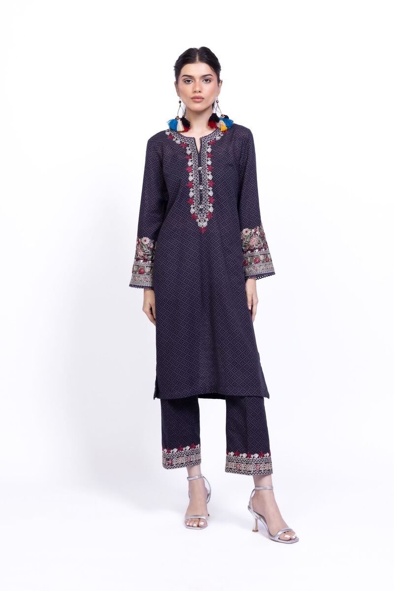 Embroidered | Textured Cotton | Kurta | null
