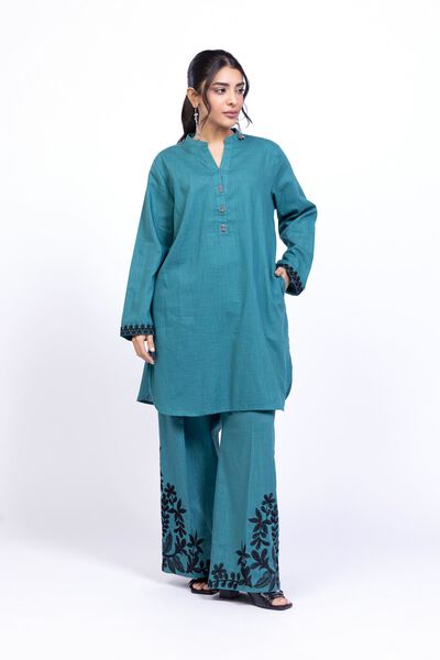 Embroidered | Heavy Textured Cotton | Pants | GBP 22.00