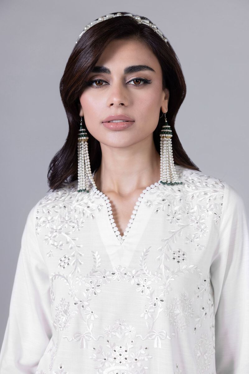 Embroidered | Dull Raw Silk | Kurta | null