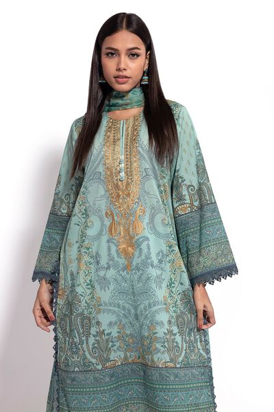 Lawn | Embroidered | Fabrics 3 Piece | GBP 12.50