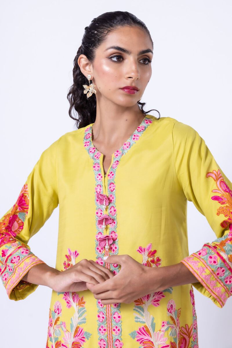Embroidered | Raw Silk | Kurta | GBP 24.00