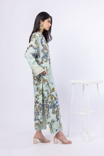 Printed | Russian Raw Silk | Pants | GBP 20.00