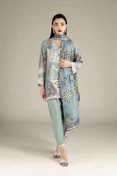 Embroidered | Raw Silk | Pants | GBP 15.00