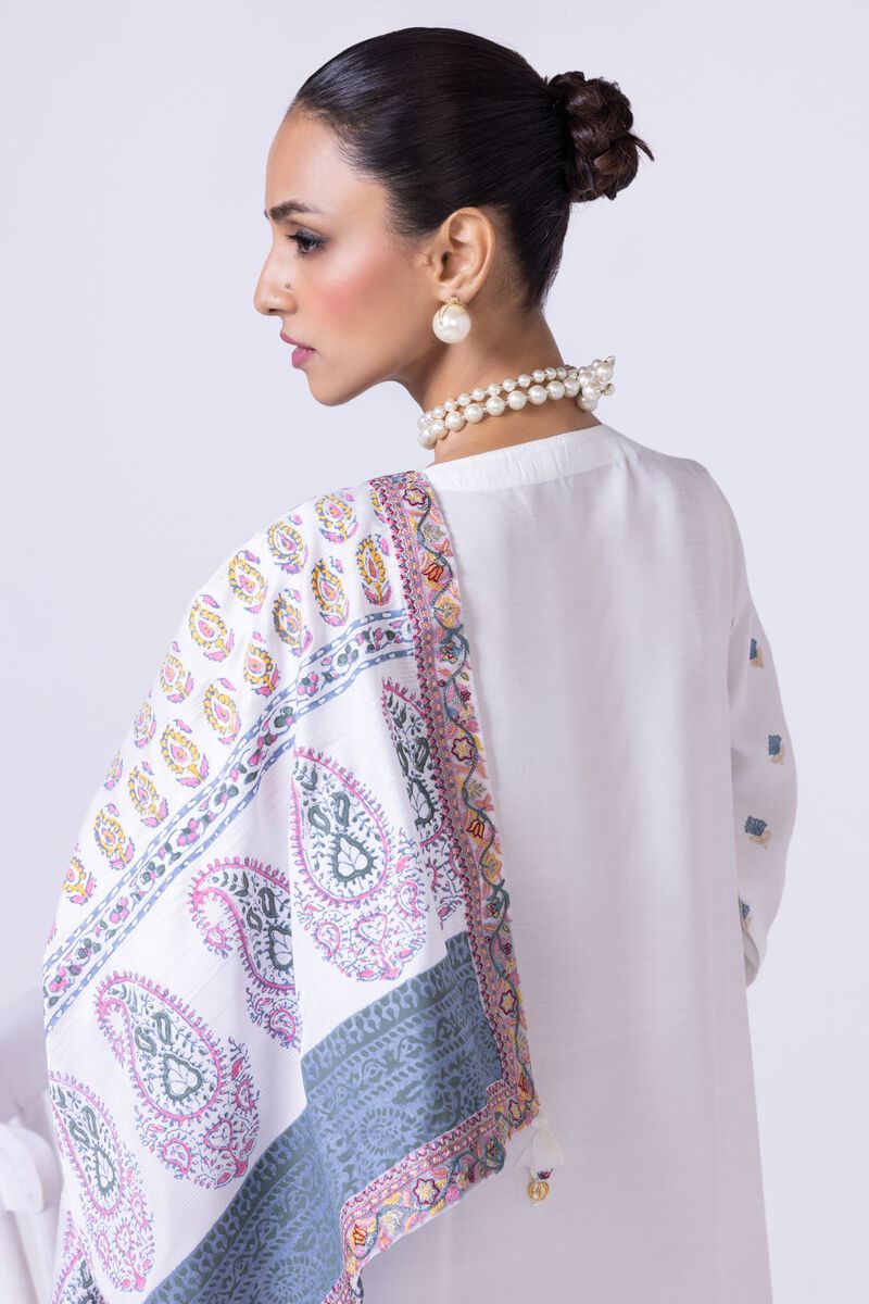 Embroidered | Tusser Silk | Dupatta | GBP 7.50