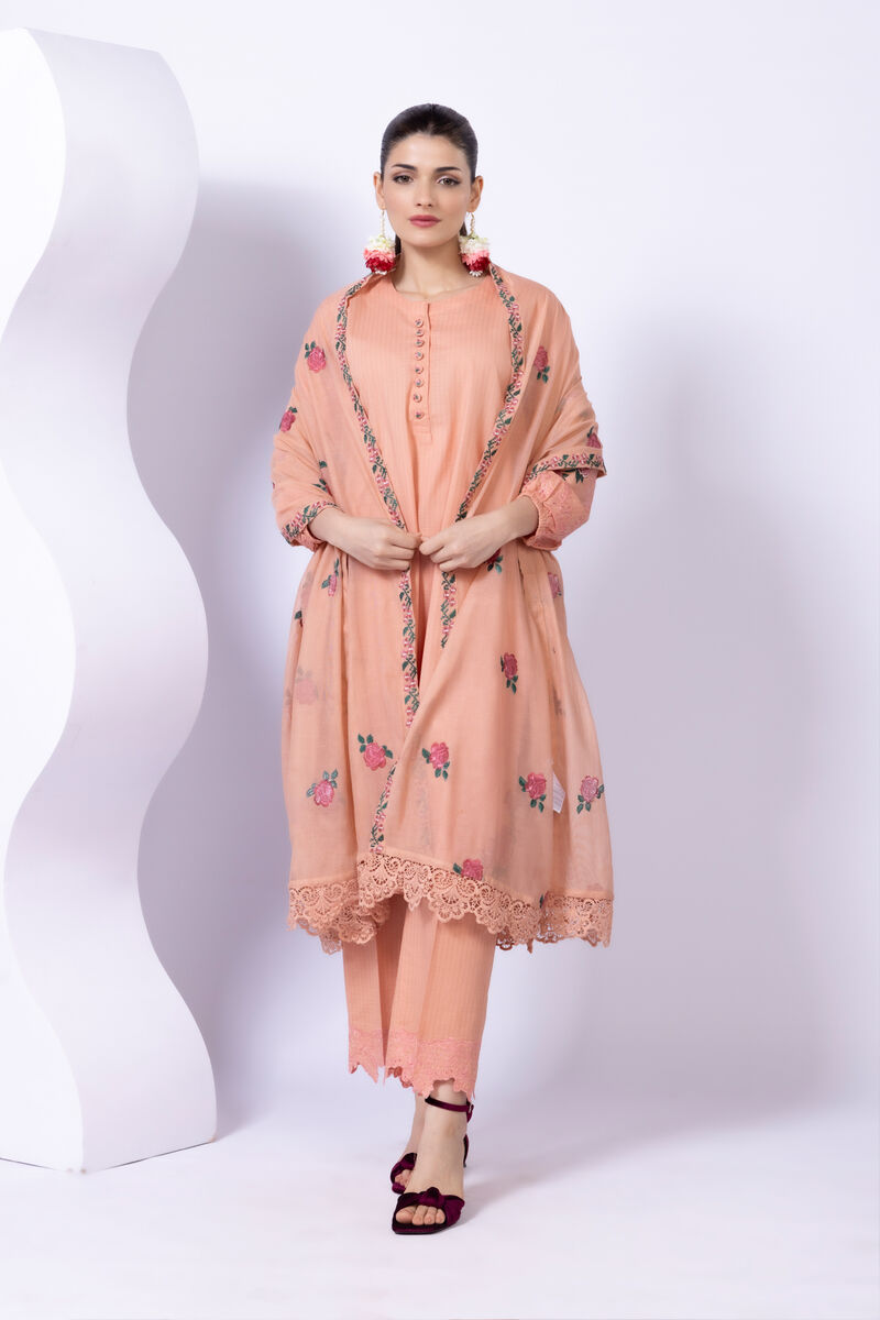 Embroidered | Viscose Polyester Net | Dupatta | GBP 35.00