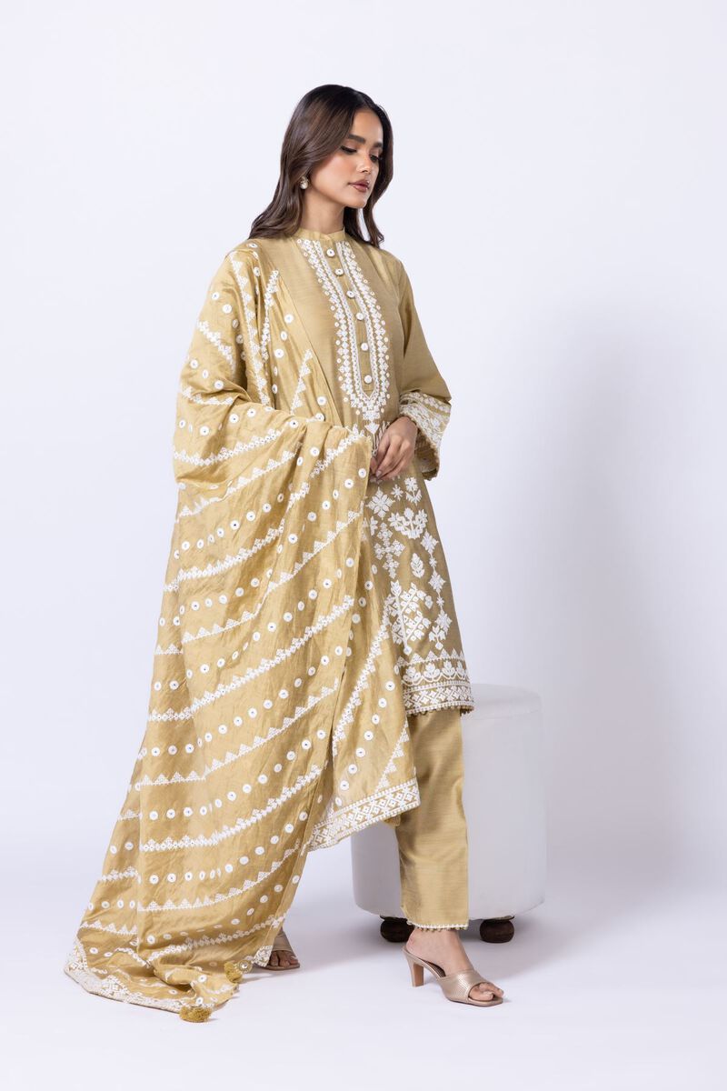 Embroidered | Cotton Net | Dupatta | GBP 12.00