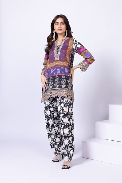 Embroidered | Russian Raw Silk | Shalwar | GBP 7.50