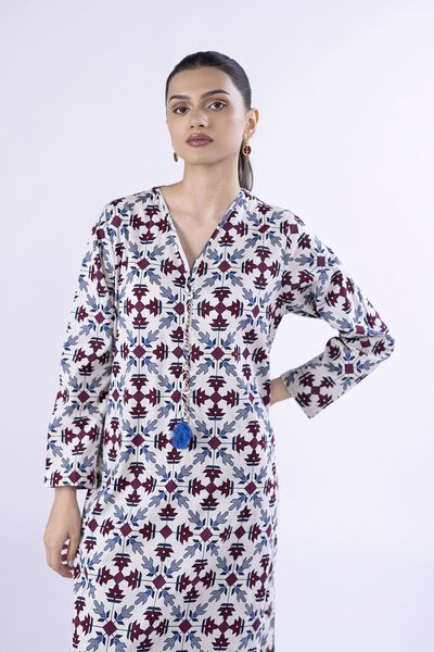 Printed | Crosshatch Poplin | Kurta | GBP 20.00