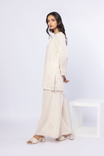 Embroidered | Cotton Dobby | Pants | GBP 22.00