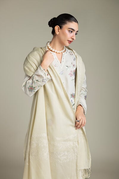 Embroidered | Raw Silk | Thai Silk Shawl | GBP 35.00
