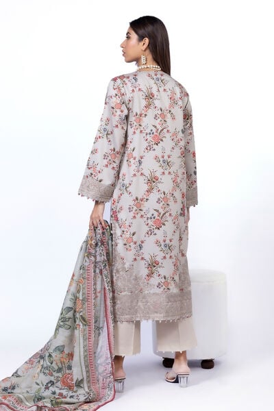 Embroidered | Cotton Satin | Tailored 3 Piece | GBP 45.00