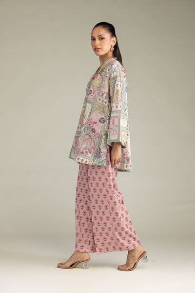 Printed | Cambric | Pink Cambric Pants | GBP 25.00