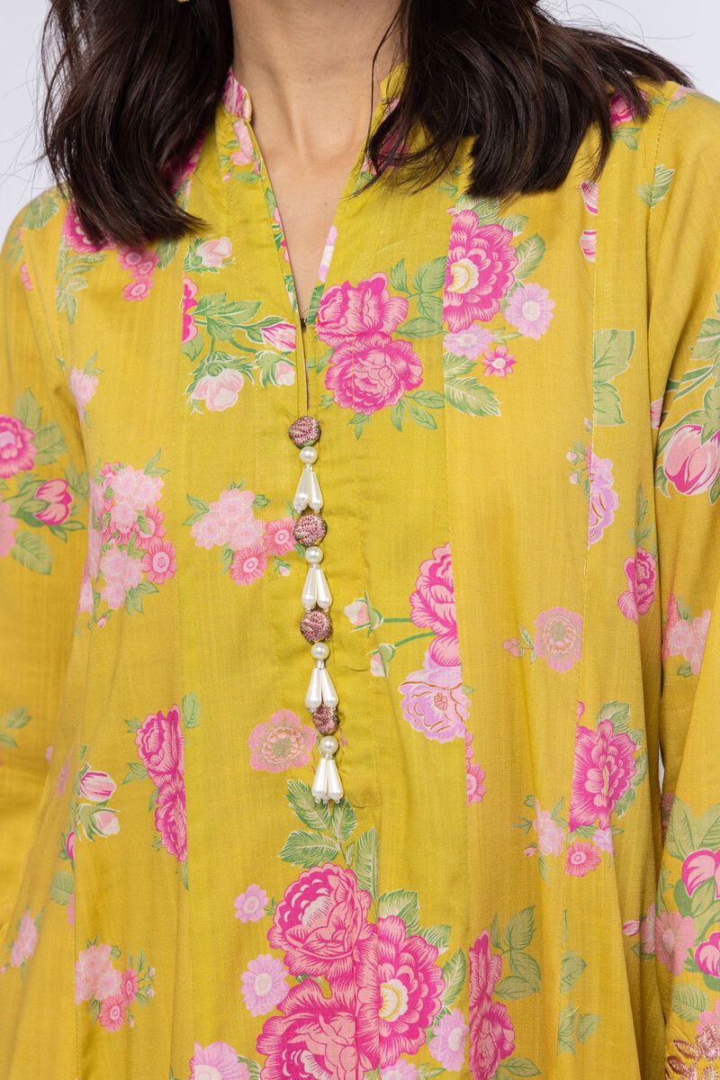 Embroidered | Crosshatch Raw Silk | Kurta | null