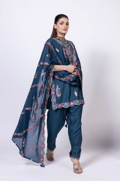Embroidered | Viscose Oak Silk | Shalwar | GBP 20.00