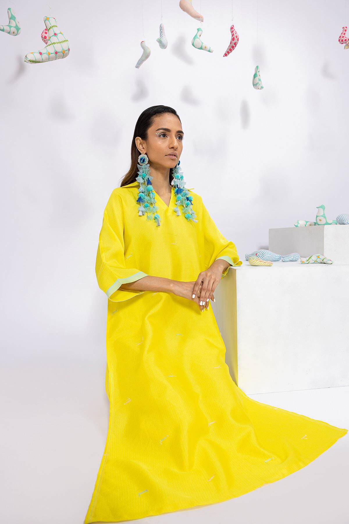 Khaadi yellow dress sale
