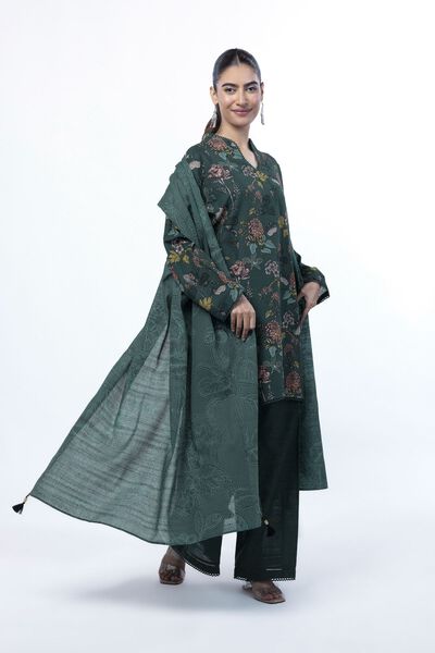 Printed | Light Khaddar | Tailored 3 Piece | GBP 40.00