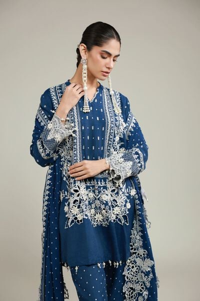 Dyed | Raw Silk | Co-ord 3 Piece | GBP 190.00