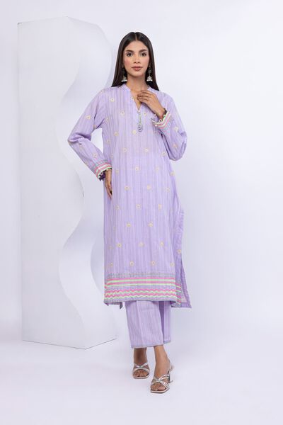 Embroidered | Lurex Stripes | Kurta | GBP 10.50