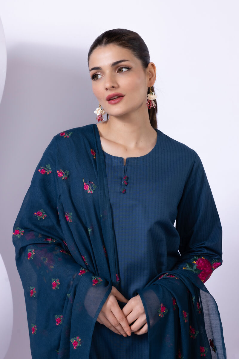 Embroidered | Viscose Polyester Net | Dupatta | GBP 35.00