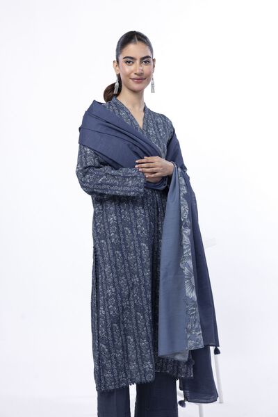 Printed | Light Khaddar | Tailored 3 Piece | GBP 40.00