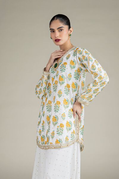 Embroidered | Raw Silk | Kurta | GBP 50.00