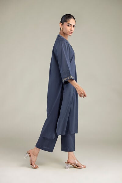 Embroidered | Cambric | Cambric Solid Pants | GBP 25.00