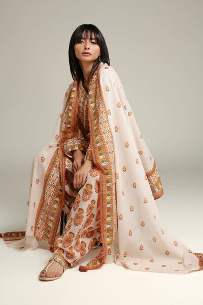 Embroidered | Lawn | Floral Lawn Dupatta | GBP 15.00