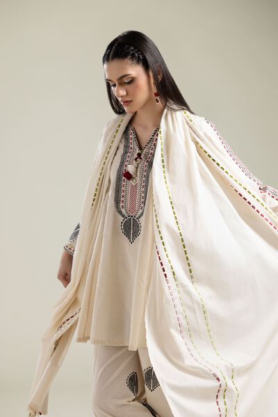 Embroidered | Lawn | Lawn Geometric Dupatta | GBP 12.50