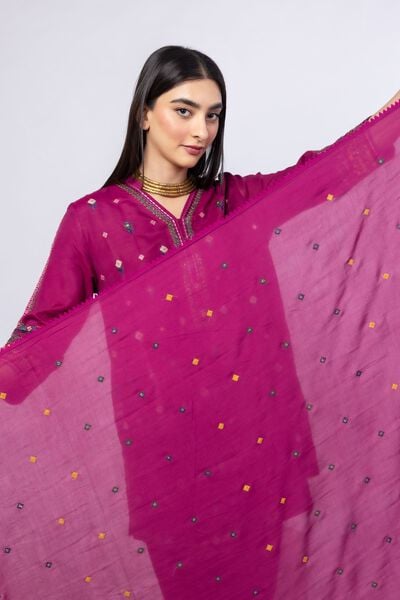 Embroidered | Light Thai Silk | Dupatta | GBP 25.00