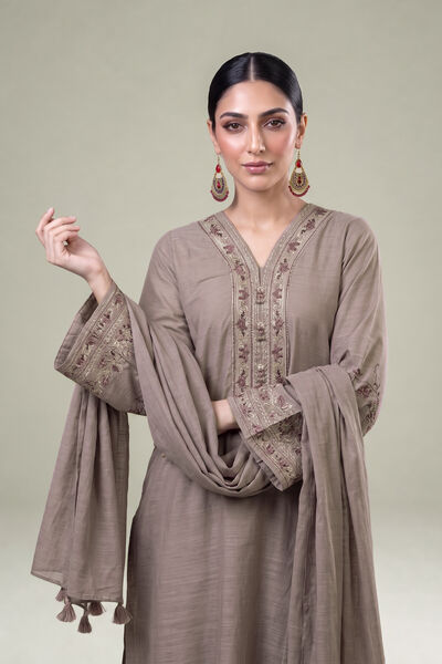 Embroidered | Light Khaddar | Light Khaddar Dupatta | GBP 25.00